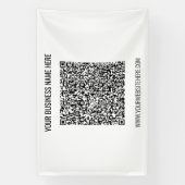 Votre code QR et votre bannière professionnelle de (Verticale)