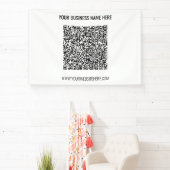 Votre code QR et votre bannière professionnelle de (Insitu)
