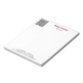 Votre code QR et votre bloc-notes professionnel te (Tourné)