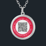 Votre code QR et votre collier de texte Cadeau Cho<br><div class="desc">Couleurs et polices personnalisées - Colliers personnalisés avec votre QR Code Scan Info et texte personnalisé Design professionnel Entreprise promotionnelle ou moderne Personal Funny Necklace Cadeau - Ajouter votre QR Code - Image ou logo - Photo / Nom - Entreprise / Site Web ou E-mail ou téléphone - Coordonnées /...</div>