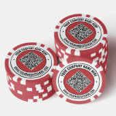 Votre code QR et votre Modèle de jetons de poker d (Empiler)