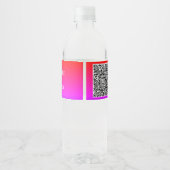 Votre code QR Étiquettes bouteille Exemple de text (Dos)