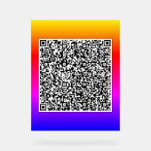 Votre code QR Info de numérisation Signal Acryliqu (Recto)