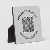 Votre code QR - Modèle de plaque d'entreprise pers (Recto)