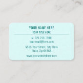 Votre code QR Nom Adresse Carte de visite moderne (Devant)