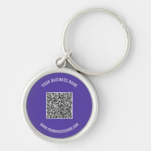 Votre code QR Nom Info Couleurs Porte-clés promoti