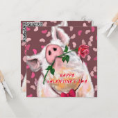 Votre Code QR Souhaitez la carte Saint Valentin en (Devant/Arrière en situation)