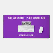 Votre code QR - Texte et couleurs personnalisées - (Clavier et souris)