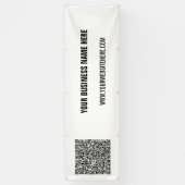 Votre code QR Texte personnalisé Bannière de promo (Vertical)