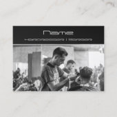 Votre coiffeur photo Carte de visite (Devant)