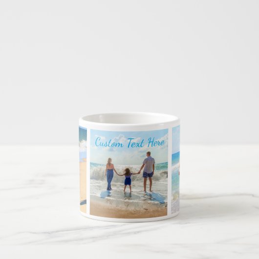 Votre collection de photos Espresso Mug avec texte (Devant)