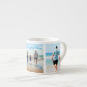Votre collection de photos Espresso Mug avec texte (Devant droit)
