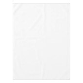 Votre conception sur une nappe blanche de 52 po x  (Devant)