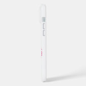 Votre coque iphone de texte personnalisé de code Q (Côté gauche)