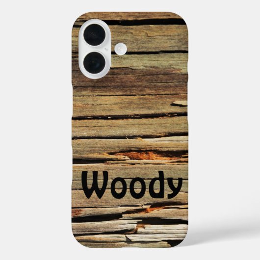Votre Coque personnalisé Rustic Wood iPhone 6/6s (Verso)