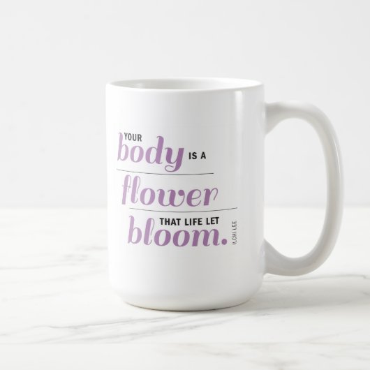 Votre corps est une tasse de fleur (Droite)