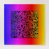 Votre couleur QR Code Scan Info Funny Puzzle Exemp (Horizontal)