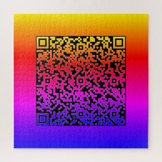 Votre couleur QR Code Scan Info Funny Puzzle Exemp (Vertical)
