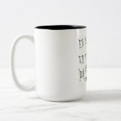 Votre coutume tasse à deux tons de 15 onces (Gauche)