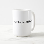 Votre coutume tasse blanche classique de 15 onces (Devant droit)