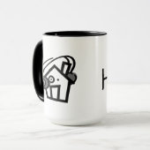 Votre coutume tasse de sonnerie de 15 onces (Devant gauche)