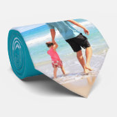 Votre Cravate photo papa Cadeau personnalisé coule (Roulé)