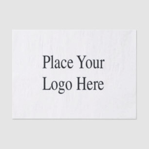 Votre de logo papier de soie de soie ici