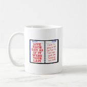 Votre Dernier Jour Mug Drôle (Gauche)