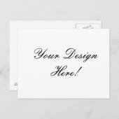 Votre Design Ici ! Carte Faire-part de mariage per (Devant / Derrière)