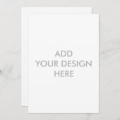 Votre design ici Invitation (Devant / Derrière)