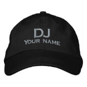 Votre DJ nom tenue casquette Casquette brodé (Devant)
