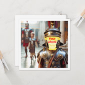 Votre enfant en guerrier romain, Carte de Gladiate (Devant/Arrière en situation)