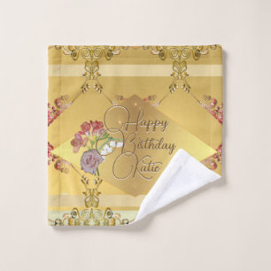 Votre ensemble de serviettes de bain Golden Floral