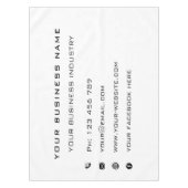 Votre entreprise Info entreprise Nappe promotionne (Devant)