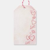 Votre étiquette cadeau pour toujours Valentine's (Dos)