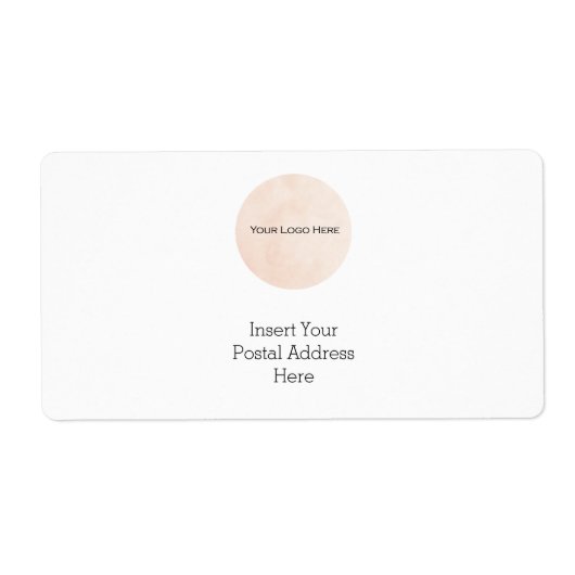 Votre Étiquette de adresse de logo (Devant)