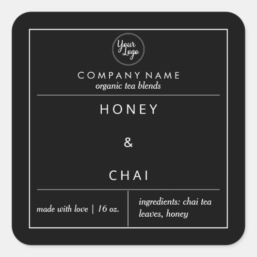 Votre Étiquette de produits professionnels (Devant)