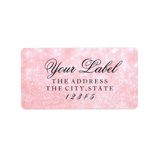 Votre Étiquette Personnalisé - Fab Lit Pink Glit (Devant)