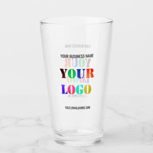 Votre exemple de verre avec logo d'entreprise et t