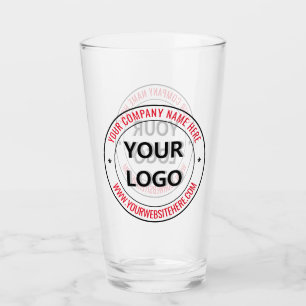 Votre exemple de verre promotionnel avec le texte