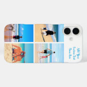 Votre famille Photo Collage coque iphone Texte per (Verso (horizontal))