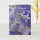 Votre fils aimé, carte de sympathie (Fleur jaune)