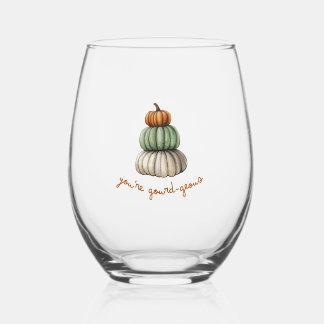 Votre Gourd Geous Citrouille Verre Stack
