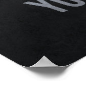 Votre I CAN vs IQ - Succès Motivation Poster (Coin)