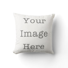 Votre image ici Coussin de jet personnalisé avec p