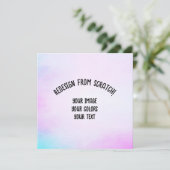 Votre image ici - Créez votre propre invitation (Debout devant)