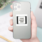 Votre Image Ici Sticker Vinyl Coupé Personnalisé (Téléphone)