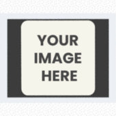 Votre Image Ici Sticker Vinyl Coupé Personnalisé (Recto)