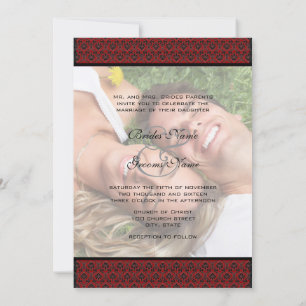 Votre invitation de mariage photo - J'épouse mon a