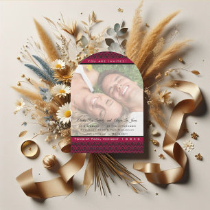 Votre invitation de mariage photo - J'épouse mon A